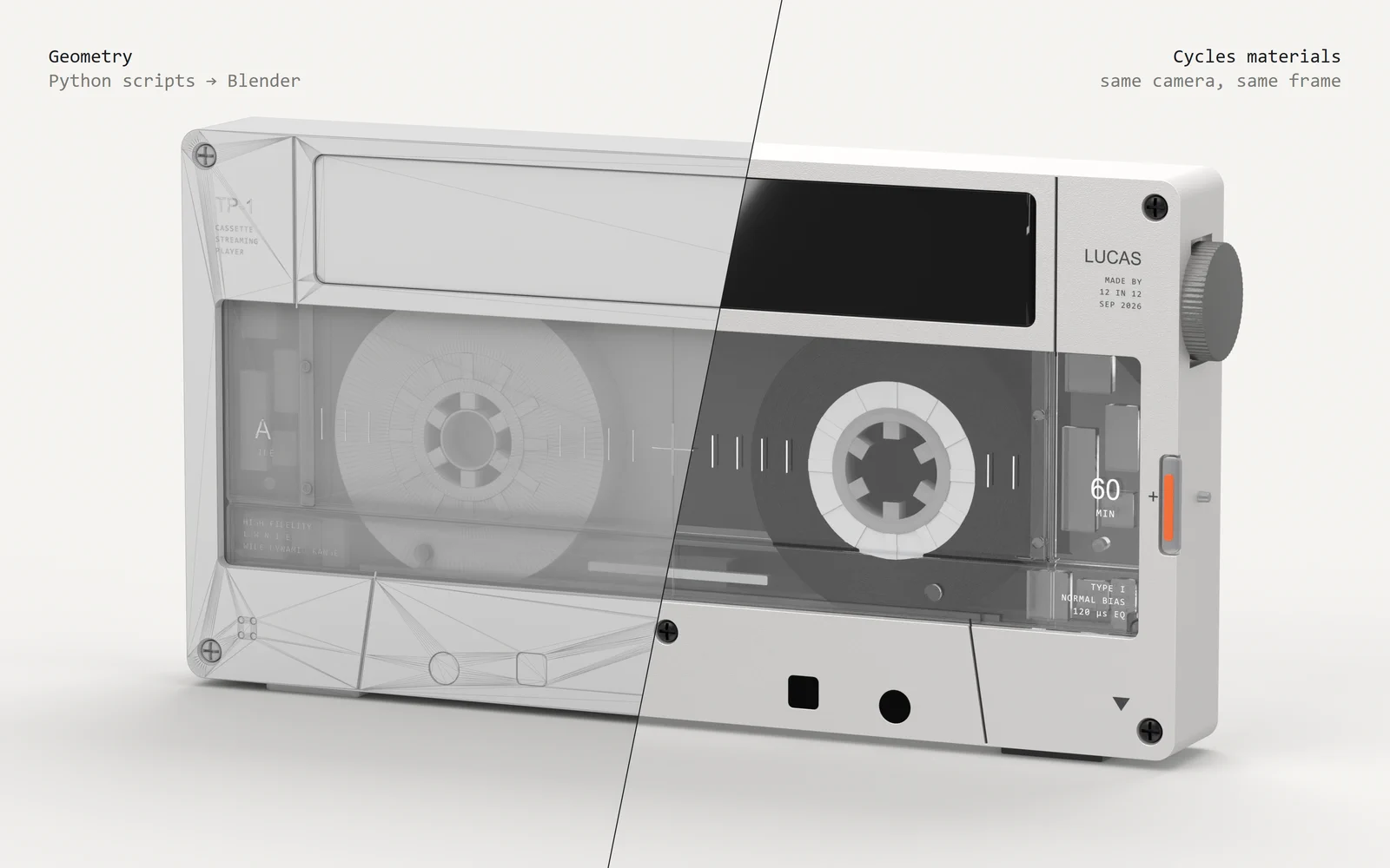 MT-1 — cassette player — detail